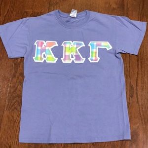 Kappa Kappa Gamma KKG Lettered Shirt